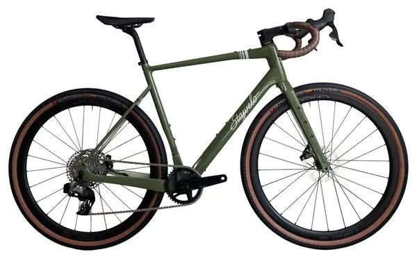 Gravel Bike Stajvélo Roca Sram Rival AXS 12V 700 mm Vert 2024 JARDINS LOISIRS