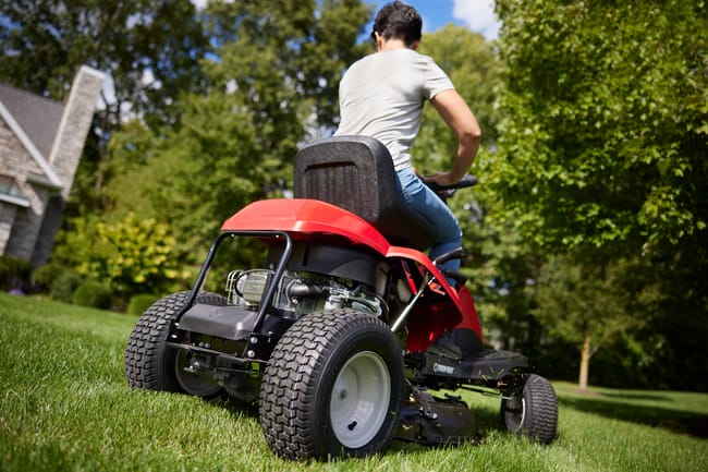 Tondeuse autoportée rider TROYBILT 76T-S 382 cm³ l.76 cm