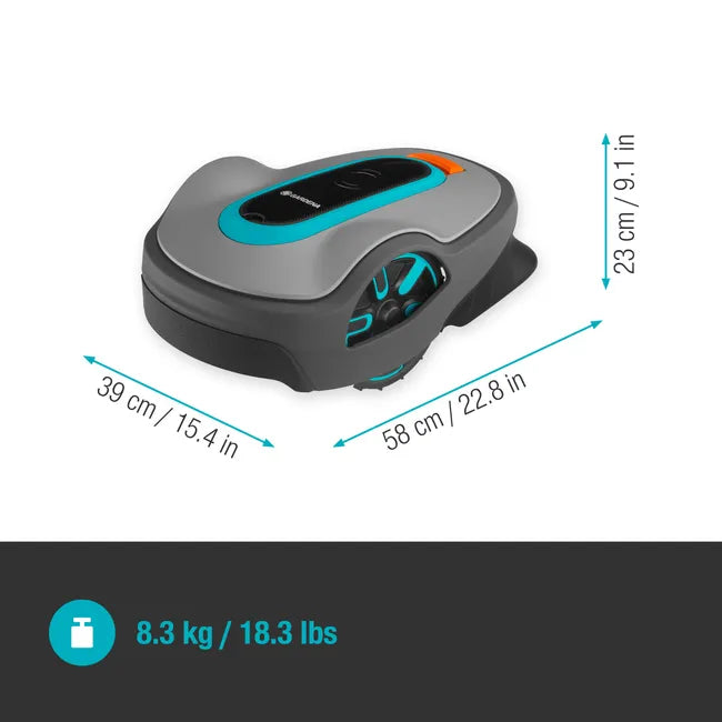Robot tondeuse connecté GARDENA SILENO life - 1000m²