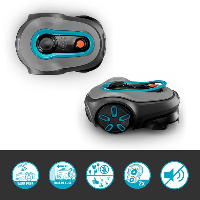 Robot tondeuse connecté GARDENA SMART SILENO FREE 1200M2