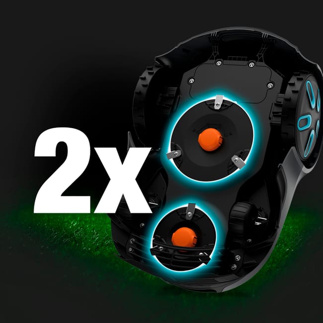 Robot tondeuse connecté GARDENA SMART SILENO FREE 1200M2