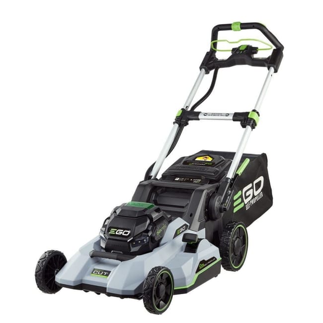 Tondeuse à gazon tractée Ego Power double lame 52 cm batterie 7,5Ah chargeur rapide inclus LM2135E-SP