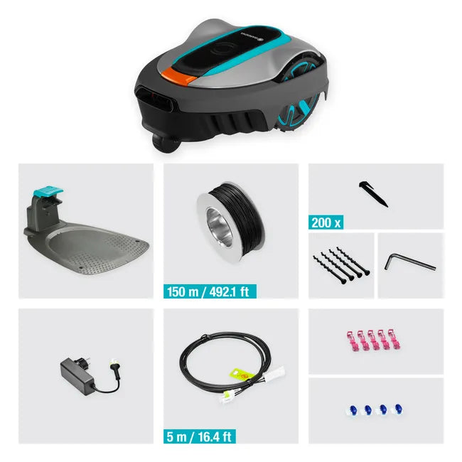 Robot tondeuse connecté GARDENA SILENO city - 250m² - 15001-26 Bluetooth