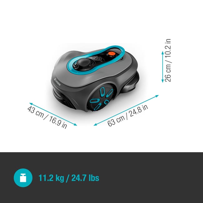 Robot tondeuse connecté GARDENA SMART SILENO FREE 1200M2