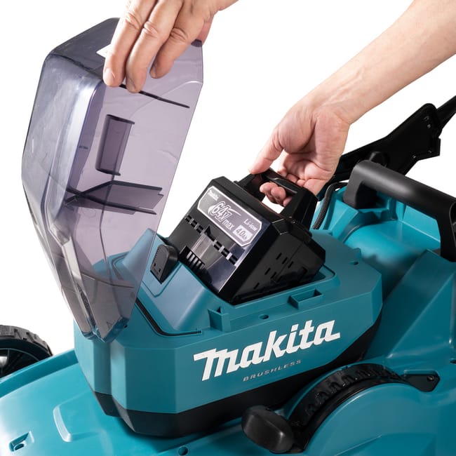 Tondeuse 48 cm 64Vmax MAKITA 1 batt.BL6440 + chargeur DC64WA - LM001JM101