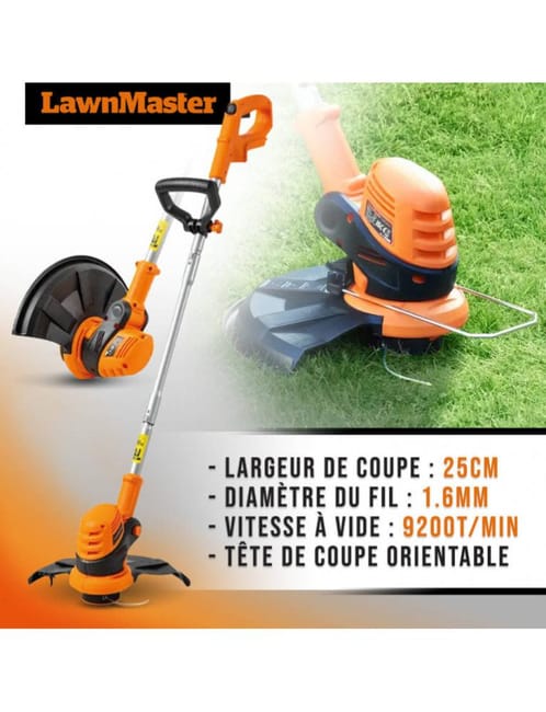 KIT ROBOT TONDEUSE AUTONOME SANS FIL PÉRIMÉTRIQUE + COUPE BORDURES 24V