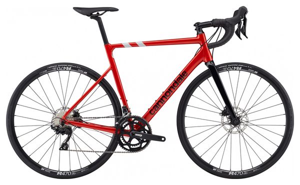 Vélo de Route Cannondale CAAD13 Disc Shimano 105 11V 700 mm Rouge Candy JARDINS LOISIRS